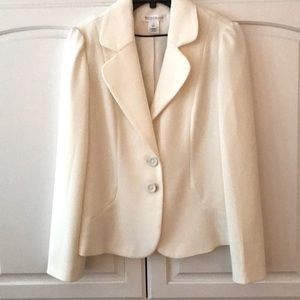 White House Black Market Cream Blazer